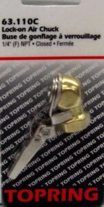 BALL FOOT AIR CHUCK CLIP-ON 1/4FNPT