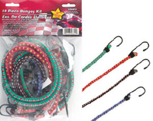 BUNGEY CORD ASSORTED 10 PIECE