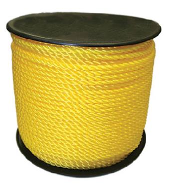 POLY ROPE TWIST YELLOW 5/16-IN