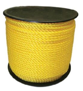 POLY ROPE TWIST YELLOW 5/16-IN