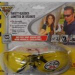 SAFETY GLASSES AMBER