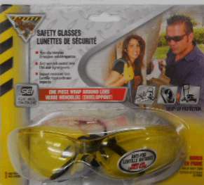 SAFETY GLASSES AMBER