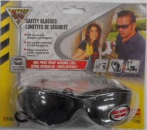 SAFETY GLASSES SMOKED MIRROR