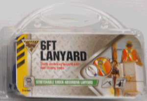 LANYARD SHOCK ABSORBING 6-FT