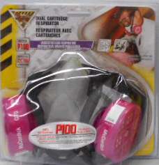 RESPIRATOR HALF MASK P100