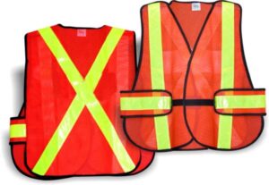 SAFETY VEST 5 POINT HI-VIZ ORANGE