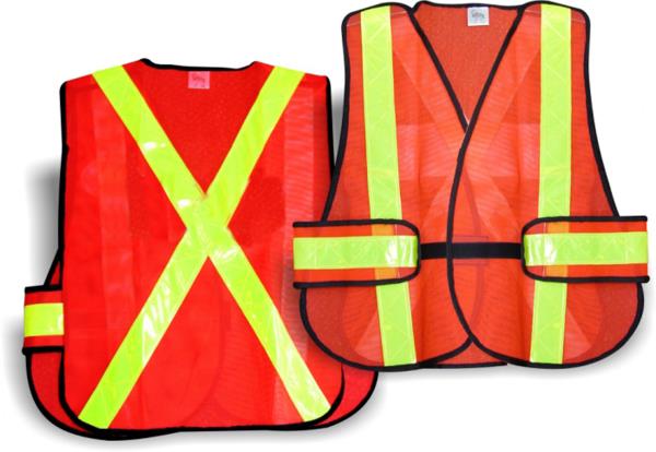 SAFETY VEST 5 POINT HI-VIZ ORANGE