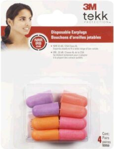FOAM EAR PLUG DISPOSABLE 4 PAIR