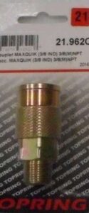 COUPLER MAXQUIK 3/8 IND X 3/8 MNPT