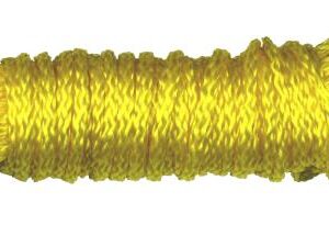 POLY ROPE BRAIDED YELLOW 1/4X100-FT