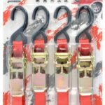 RATCHET STRAP 1INX10FT 900LB 4PC