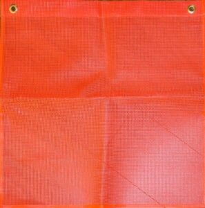 SAFETY FLAG ORANGE 18-IN X 18-IN