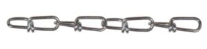 DOUBLE LOOP CHAIN ZINC #2/0