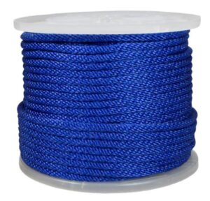 POLY ROPE DERBY BLUE 3/8-IN