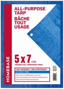 TARP ECONOMY BLUE 5 X 7-FT