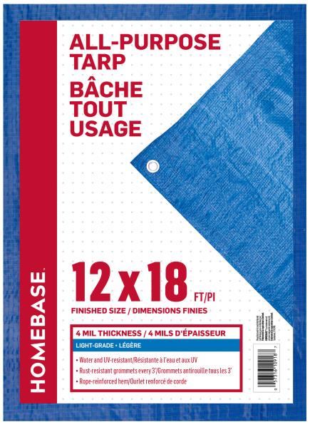 TARP ECONOMY BLUE 12 X 18-FT
