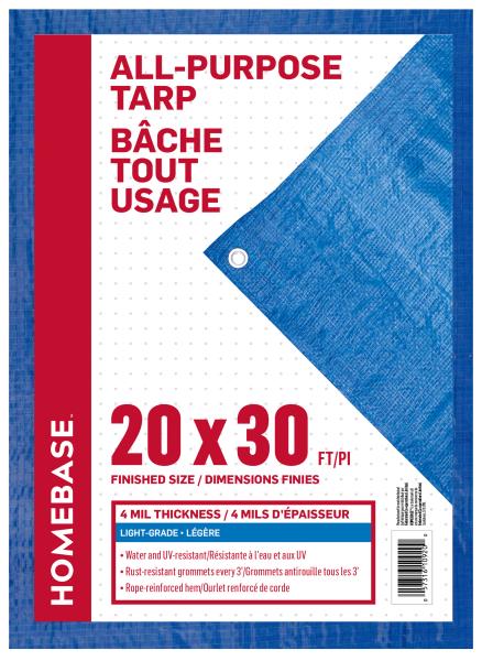 TARP ECONOMY BLUE 20 X 30-FT