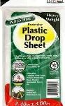 DROP CLOTH HEAVY PLASTIC 8 X 12-FT