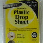 DROP CLOTH PLASTIC 8 X 12-FT