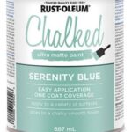 CHALKED MATTE PAINT BLUE 887-ML