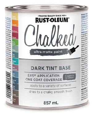 CHALKED MATTE PAINT DARK TINT 857ML