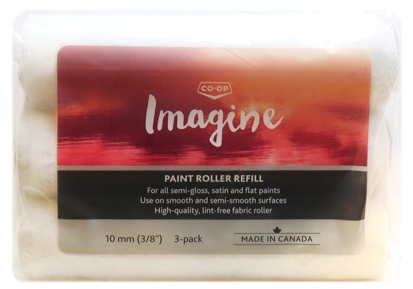 PAINT ROLLER REFILL 10-MM 3 PACK