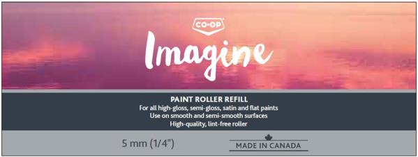 PAINT ROLLER REFILL LINT FREE 5-MM