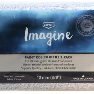 PAINT ROLLER REFILL 10-MM 3 PACK