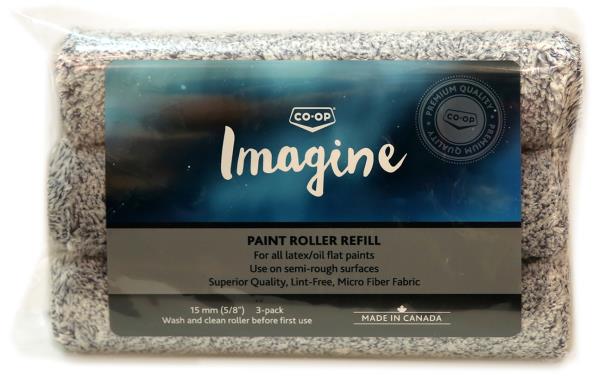 PAINT ROLLER REFILL 15-MM 3 PACK