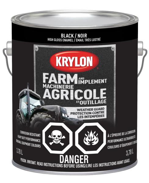 RUST PAINT GLOSS BLACK 3.78-L