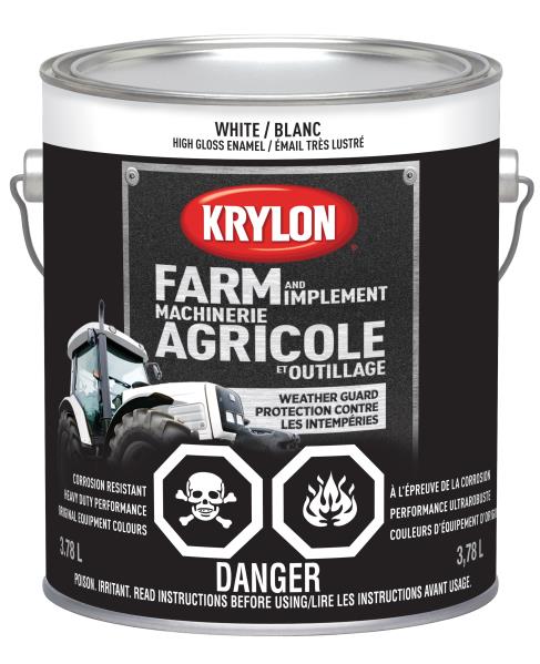 RUST PAINT GLOSS WHITE 3.78-L