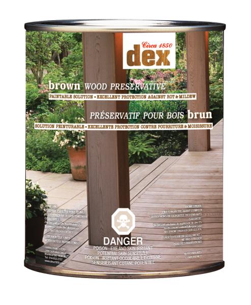DEX BROWN WOOD PRESERVATIVE 946ML