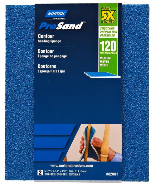 PROSAND CONTOUR SPONGE 120 GRIT 2PK