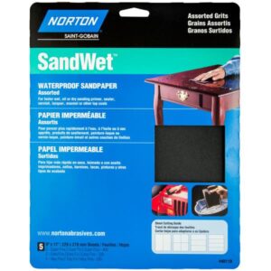 SANDWET SANDING SHEET ASSORTED 5 PK