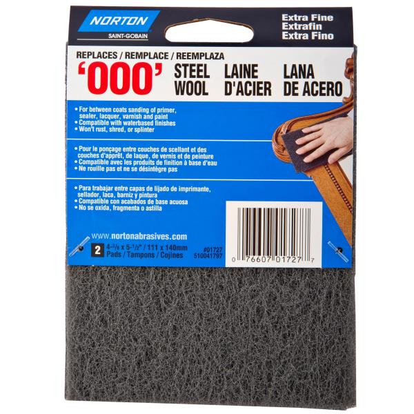 SYNTHETIC STEEL WOOL EXTRA FINE 2PK