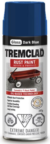 RUST PAINT DARK BLUE 340-GR