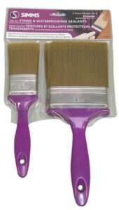 STAIN BRUSH SET POLYESTER 2 PIECE