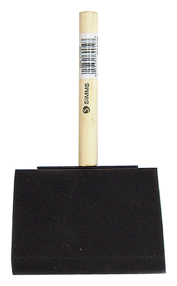 PAINT BRUSH FOAM WOOD HANDLE 100-MM