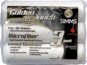 ROLLER REFILL MICROFIBER 15MM 3PK