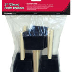PAINT BRUSH FOAM 3-IN 10 PACK