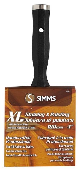 XL PAINT / STAIN BRUSH POLY 100-MM