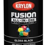 SPRAY PAINT GLOSS BLACK 340-GR