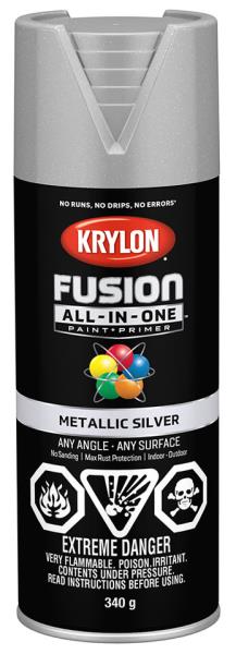 SPRAY PAINT METALLIC SILVER 340-GR