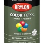 SPRAY PAINT SATIN OLIVE 340-GR
