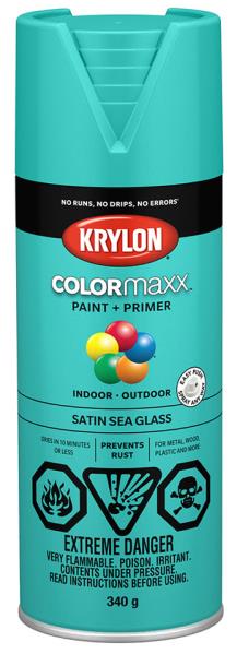 SPRAY PAINT SATIN SEA GLASS 340-GR
