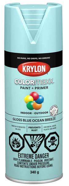 SPRAY PAINT GLOSS BLUE OCEAN 340-GR