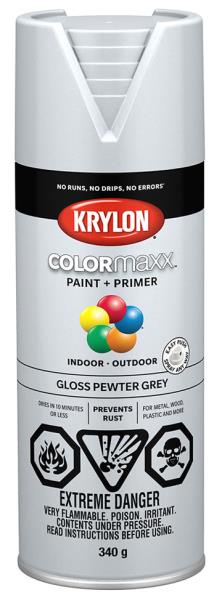 SPRAY PAINT GLOSS PEWTER 340-GR