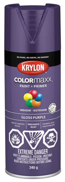 SPRAY PAINT GLOSS PURPLE 340-GR