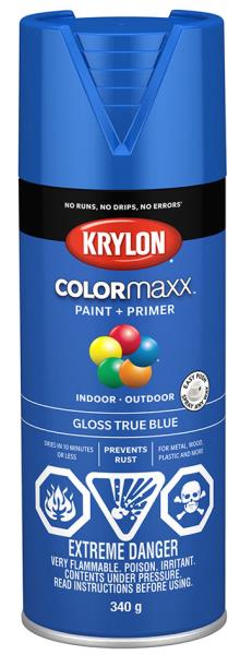 SPRAY PAINT GLOSS TRUE BLUE 340-GR