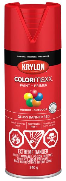 SPRAY PAINT GLOSS BANNER RED 340-GR